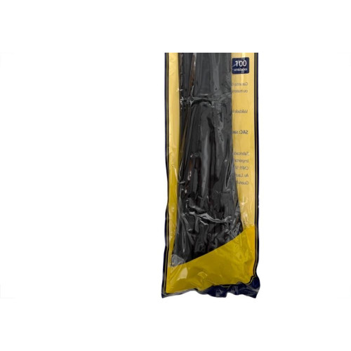 Abracadeira Nylon Brasfort Preta 4,8X350 100 Pecas 9022