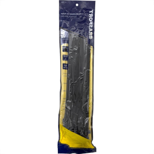 Abracadeira Nylon Brasfort Preta 7,6X350 50 Pecas 9026
