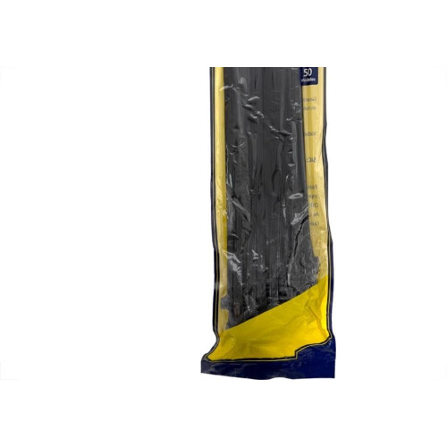 Abracadeira Nylon Brasfort Preta 7,6X350 50 Pecas 9026