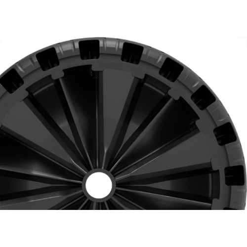 Roda 3,20X8 Pneu Macico Pro Flexborder ''Eixo Universal'' 100650