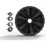 Roda 8'' Fbpneu Universal 100Kg