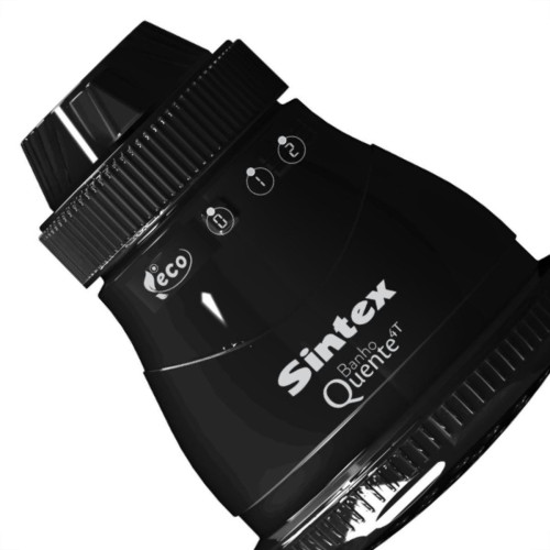 Ducha Sintex Banho Quente 4 Temperaturas Black Piano 220V 7000W Bqp270