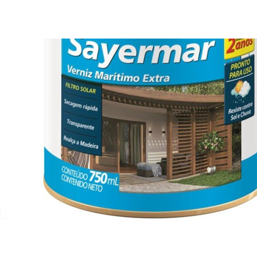 Verniz Sayerlack Maritimo Brilhante 750Ml Sb.2328.00Qt