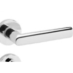 Fechadura Lafonte 880 Externa Roseta Inox Polido Redonda 55Mm -0Zk