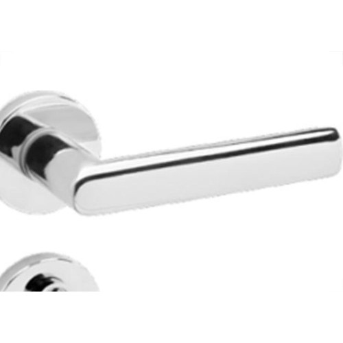 Fechadura Lafonte 880 Externa Roseta Inox Polido Redonda 55Mm -0Zk