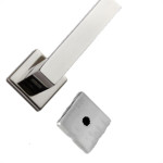 Fechadura Lafonte 456 Wc Roseta Inox Polido Quadrada 40Mm -0