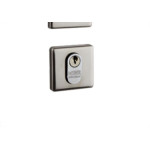 Fechadura Lafonte 456 Externa Roseta Inox Escovado Quadrada 40Mm -0Zk