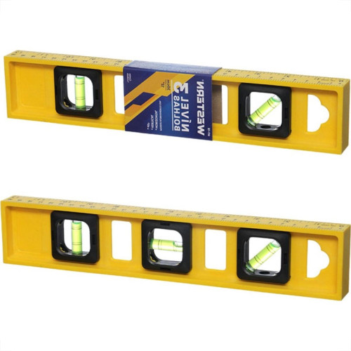 Nivel De Plastico Western 12'' 3 Bolhas Ht-12