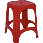 Banqueta Plastica Tramontina Niteroi Vermelha 100Kg 