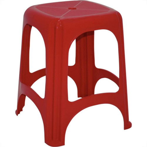 Banqueta Plastica Tramontina Niteroi Vermelha 100Kg 