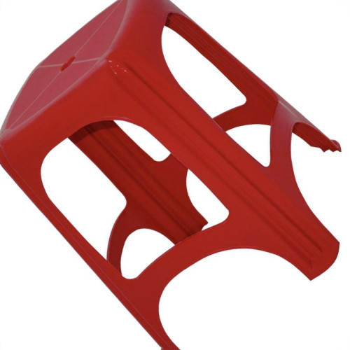 Banqueta Plastica Tramontina Niteroi Vermelha 100Kg 