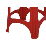 Banqueta Plastica Tramontina Niteroi Vermelha 100Kg 