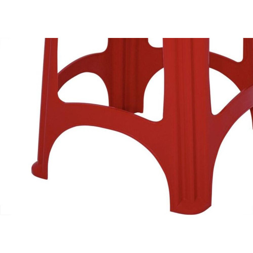 Banqueta Plastica Tramontina Niteroi Vermelha 100Kg 