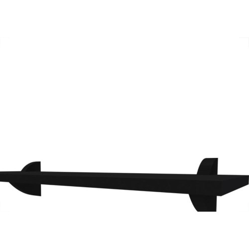 Prateleira Multiivisao Suporte Clip 20X 40 Preta Clip-2060-Ff-Pr