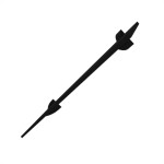 Prateleira Multiivisao Suporte Clip 20X 80 Preta Clip-2080-Ff-Pr
