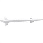 Prateleira Multiivisao Suporte Clip 20X100 Branca Clip-20100-Ff-Br