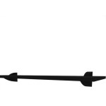 Prateleira Multiivisao Suporte Clip 25X 80 Preta Clip-2580-Ff-Pr