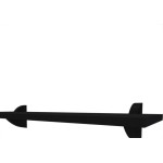 Prateleira Multiivisao Suporte Clip 25X100 Preta Clip-25100-Ff-Pr