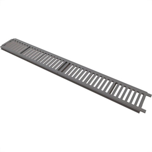 Grelha De Plastico Estrela Com Porta Grelha Linear Cinza 15X100 2078