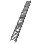 Grelha De Plastico Estrela Com Porta Grelha Linear Cinza 15X100 2078
