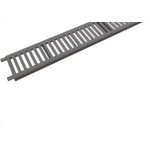 Grelha De Plastico Estrela Com Porta Grelha Linear Cinza 15X100 2078