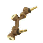 Base Misturador Deca Para Chuveiro Entrada Horizontal Para Cpvc 22Mm 4424.Mi.Cpvc22