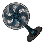 Ventilador Mesa Ventisol 6 Pas 50Cm Preto/Azul 127V 10032