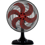 Ventilador Mesa Ventisol 6 Pas 50Cm Preto/Vermelho 127V 10030