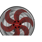 Ventilador Mesa Ventisol 6 Pas 50Cm Preto/Vermelho 127V 10030
