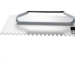 Desempenadeira Aco Zincado Galo Cabo Fechado Dentada 12X29Cm 161203