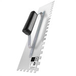 Desempenadeira Aco Zincado Galo Cabo Fechado Dentada 12X40Cm 1613/03