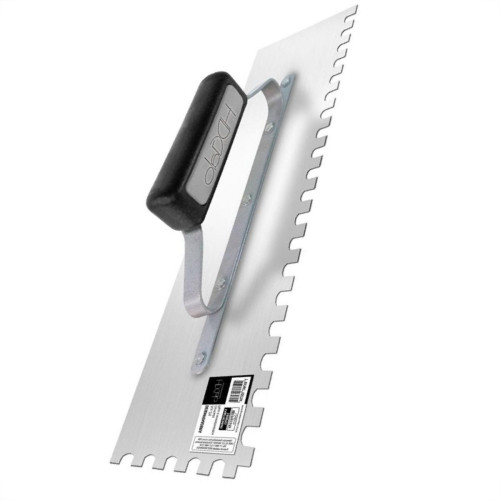 Desempenadeira Aco Zincado Galo Cabo Fechado Dentada 12X40Cm 1613/03