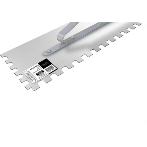 Desempenadeira Aco Zincado Galo Cabo Fechado Dentada 12X40Cm 1613/03
