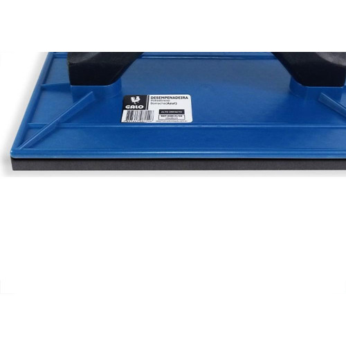 Desempenadeira Pvc Galo 15X26 Com Borracha Azul 815/04