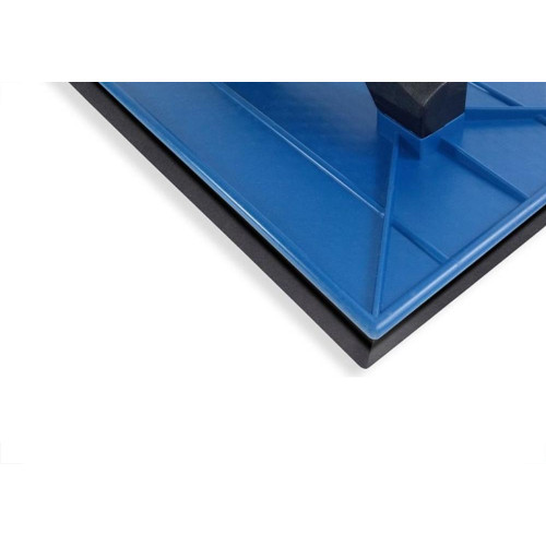 Desempenadeira Pvc Galo 18X30 Com Borracha Azul 818/04