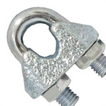 Clips Perkon Cabo Aco Leve  1/4'' 1391 - Kit C/50