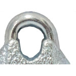 Clips Perkon Cabo Aco Leve  1/4'' 1391 - Kit C/50