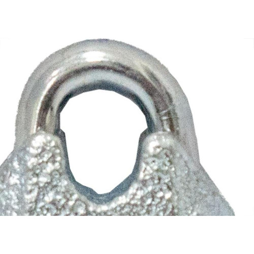 Clips Perkon Cabo Aco Leve  1/4'' 1391 - Kit C/50