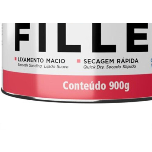 Massa Poliester Maxi Rubber Filler 900G 1Mg030