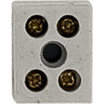 Cartela Conector Porcelana Brasfort 2 Polos 06Mm Com 1 Peca 9084