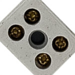 Cartela Conector Porcelana Brasfort 2 Polos 06Mm Com 1 Peca 9084