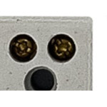Cartela Conector Porcelana Brasfort 2 Polos 06Mm Com 1 Peca 9084