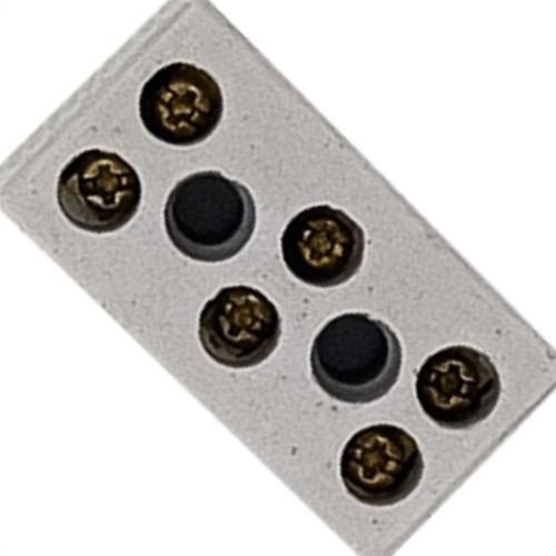 Cartela Conector Porcelana Brasfort 3 Polos 06Mm Com 1 Peca 9087