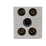 Cartela Conector Porcelana Brasfort 3 Polos 06Mm Com 1 Peca 9087