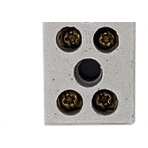Cartela Conector Porcelana Brasfort 3 Polos 06Mm Com 1 Peca 9087