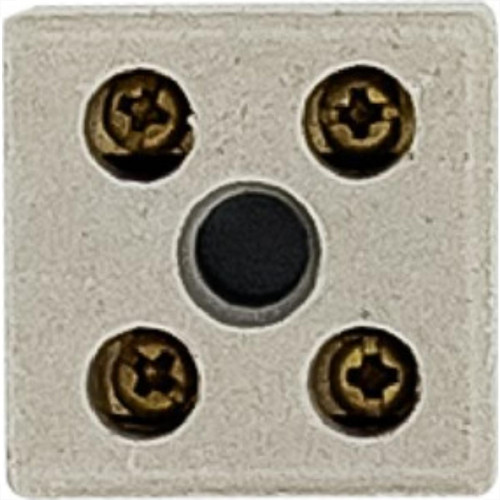 Cartela Conector Porcelana Brasfort 2 Polos 10Mm Com 1 Peca 9085