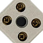 Cartela Conector Porcelana Brasfort 2 Polos 10Mm Com 1 Peca 9085