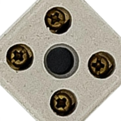 Cartela Conector Porcelana Brasfort 2 Polos 10Mm Com 1 Peca 9085