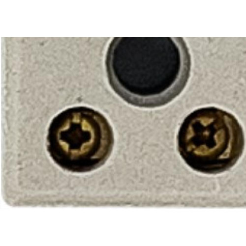 Cartela Conector Porcelana Brasfort 2 Polos 10Mm Com 1 Peca 9085