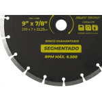 Disco Diamantado Ranger Segmentado 230Mm Seco Rdd-1500